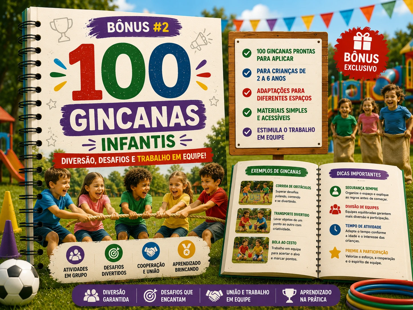 100 Gincanas Infantis