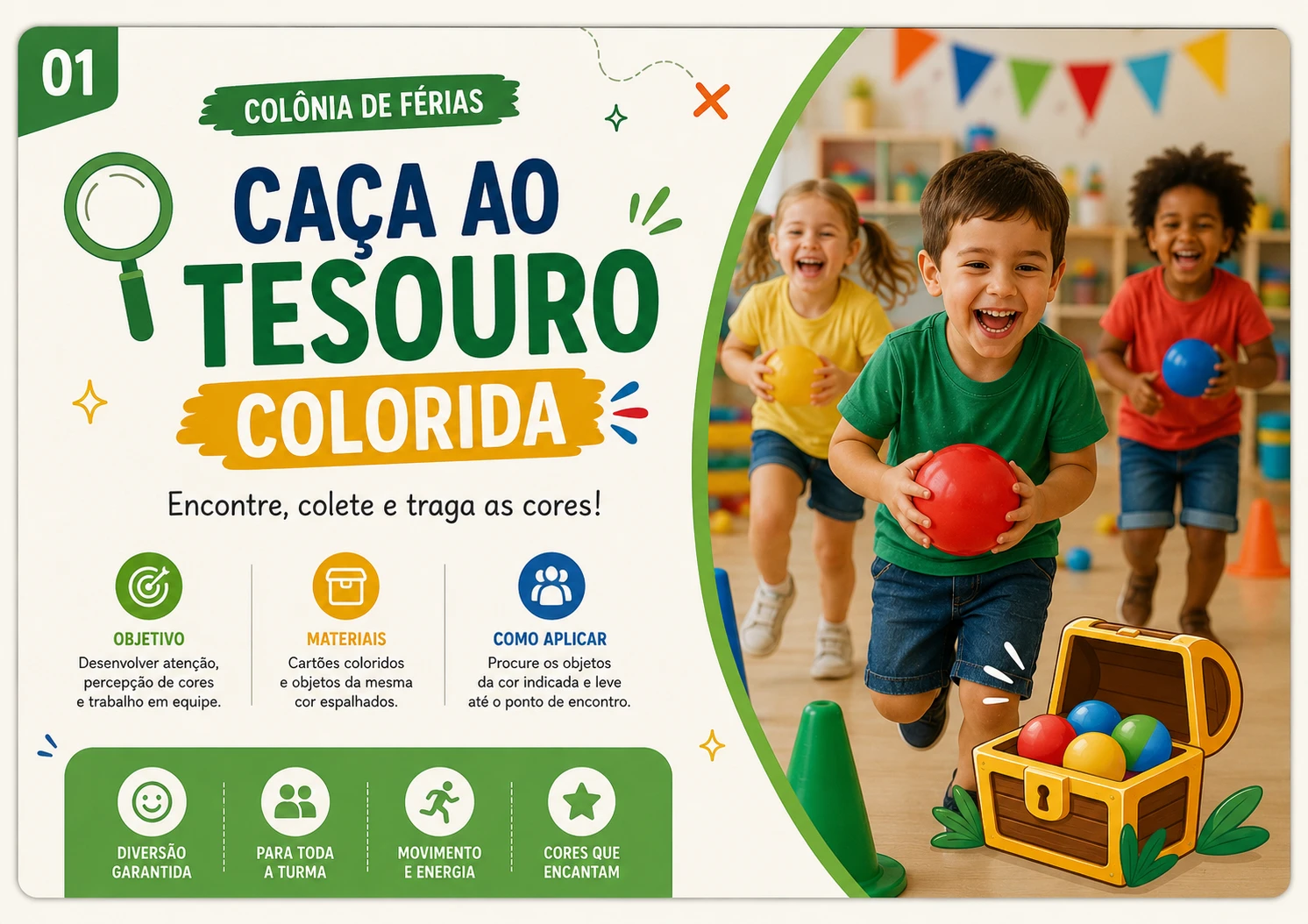 Caça ao Tesouro Colorida